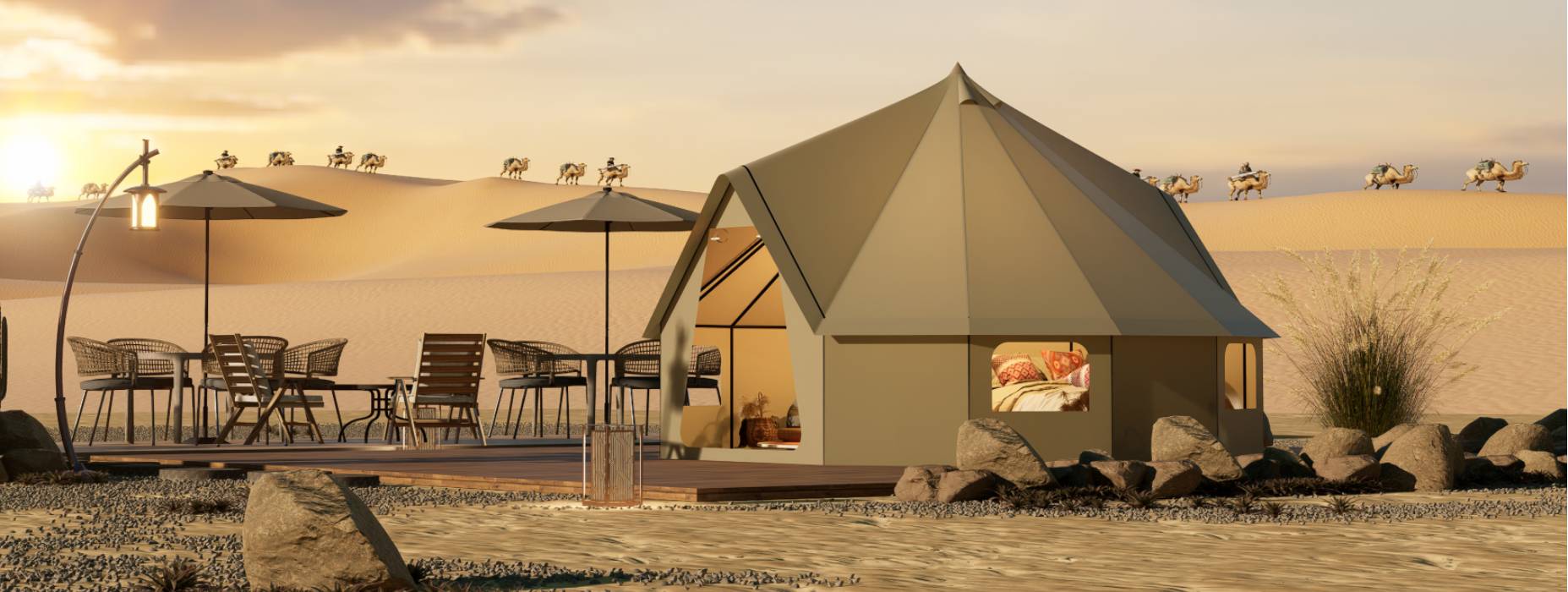 雁江区露营酒店帐篷产品